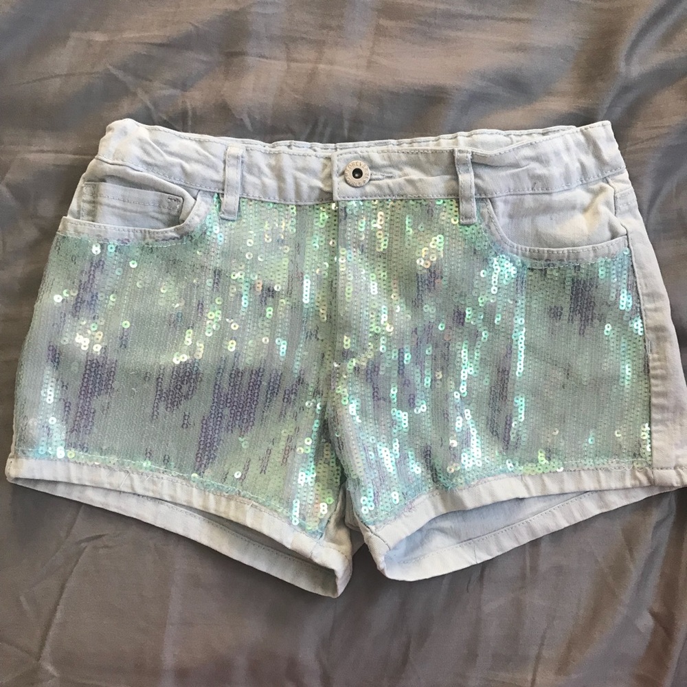 Jean Shorts with sequence